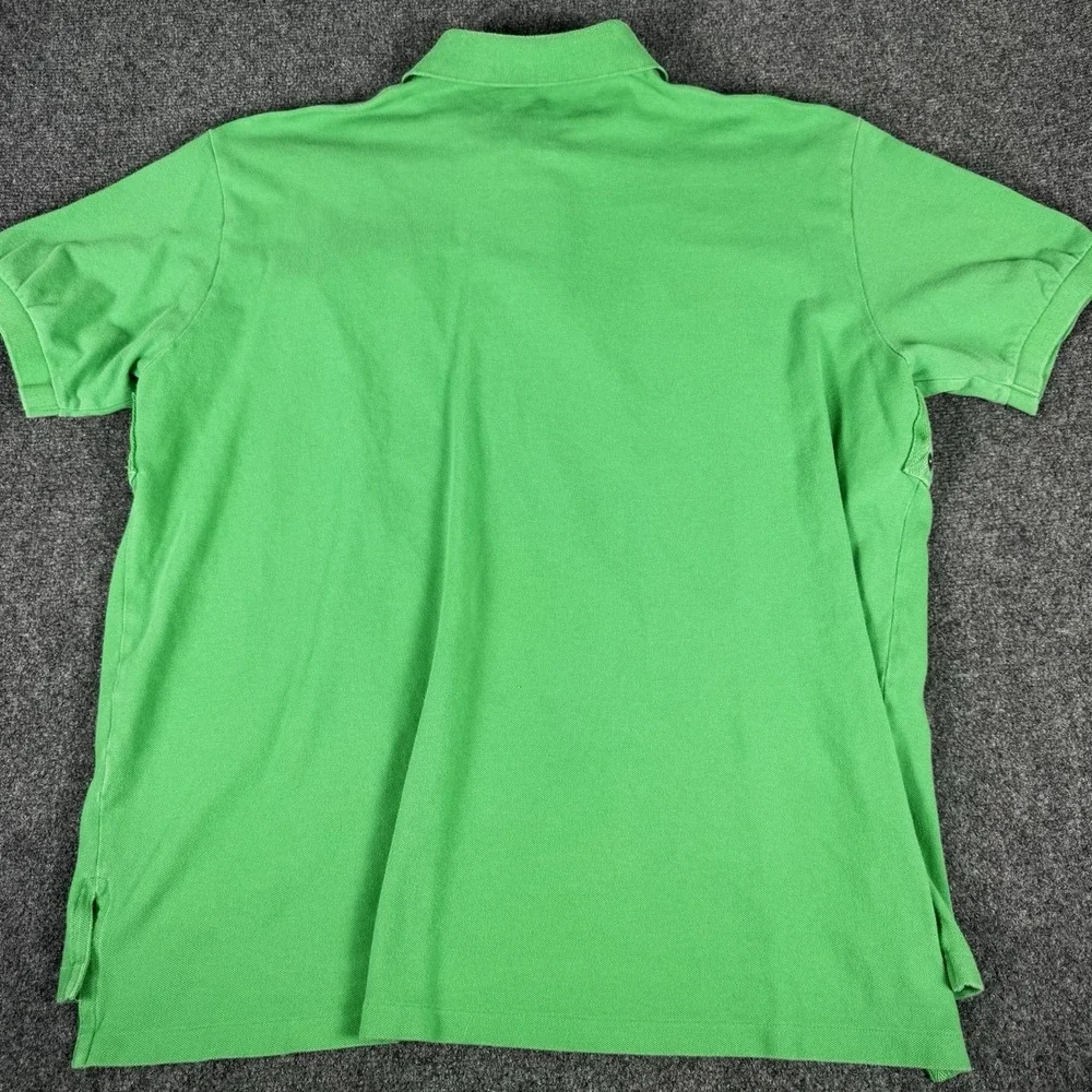 Polo Ralph Lauren Polo Shirt Green Big Pony 3 Player Mens 2XL Vintage